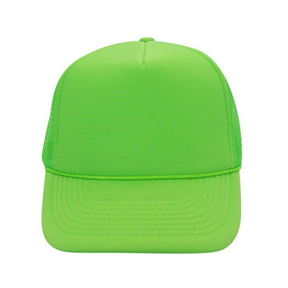 Nissun Neon Color Foam Mesh Trucker Hats Caps, Blank Two Tone Snapbacks: Neon Pink - Bria Blair Creative