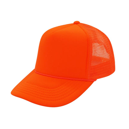 Nissun Neon Color Foam Mesh Trucker Hats Caps, Blank Two Tone Snapbacks: Neon Pink - Bria Blair Creative