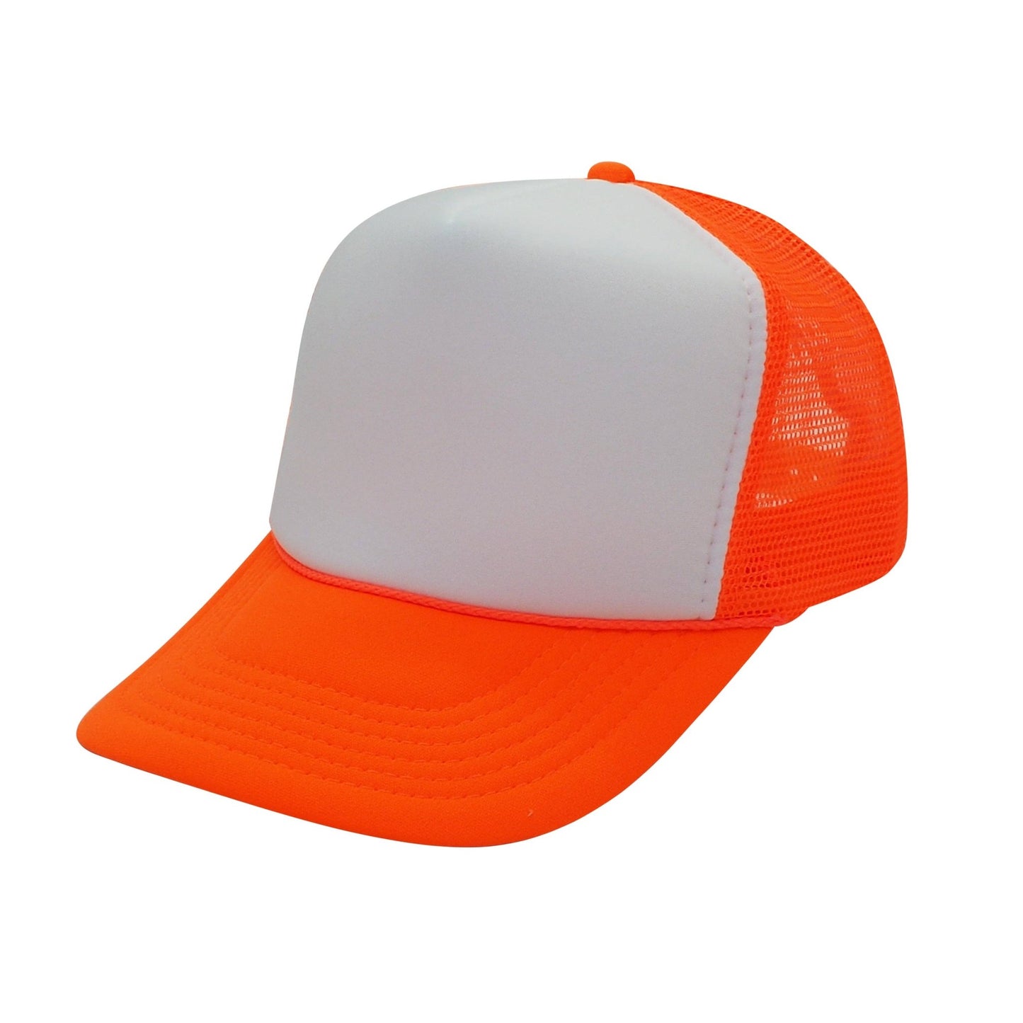 Nissun Neon Color Foam Mesh Trucker Hats Caps, Blank Two Tone Snapbacks: Neon Yellow - Bria Blair Creative
