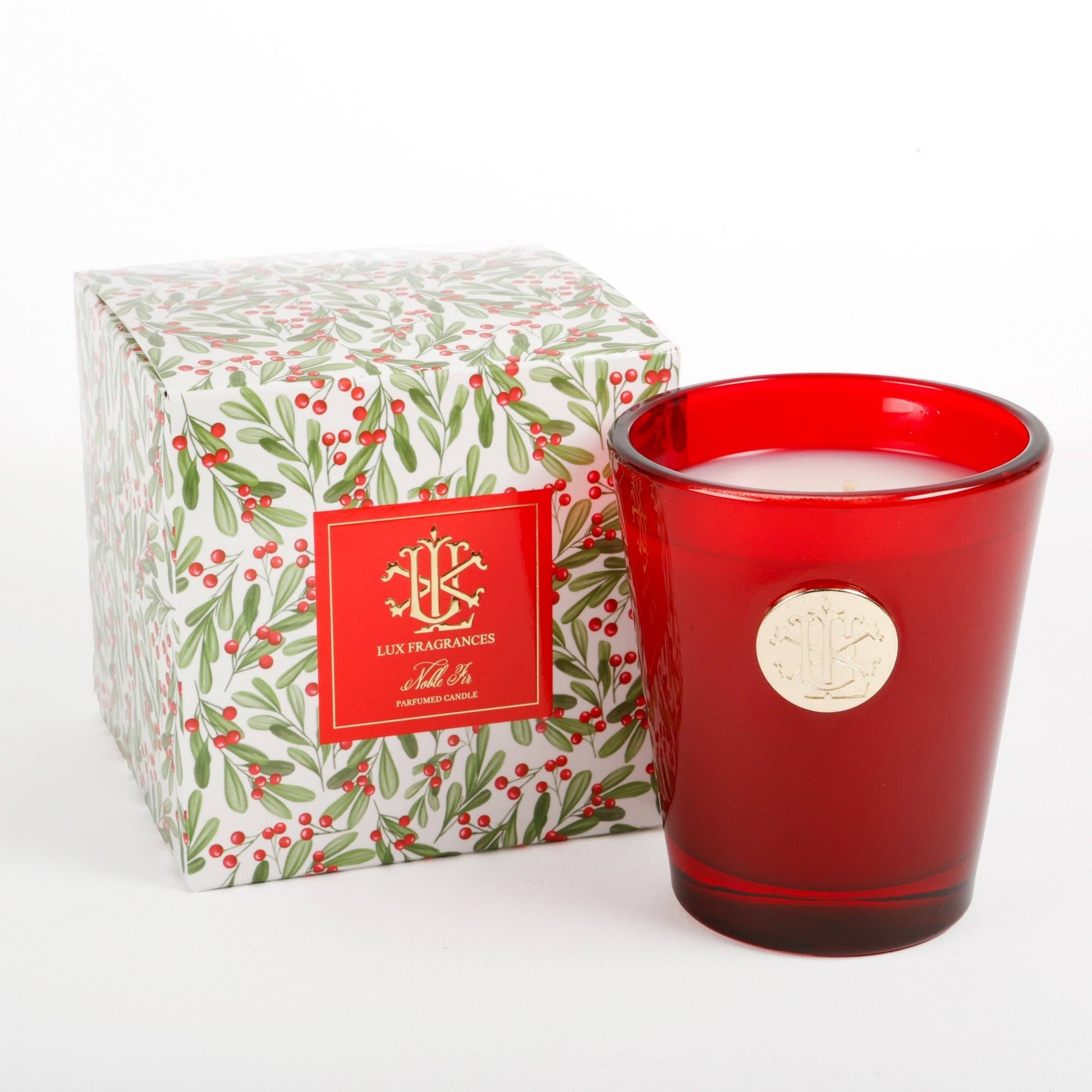Noble Fir 8oz Designer Box Candle MIN 6 - Bria Blair Creative