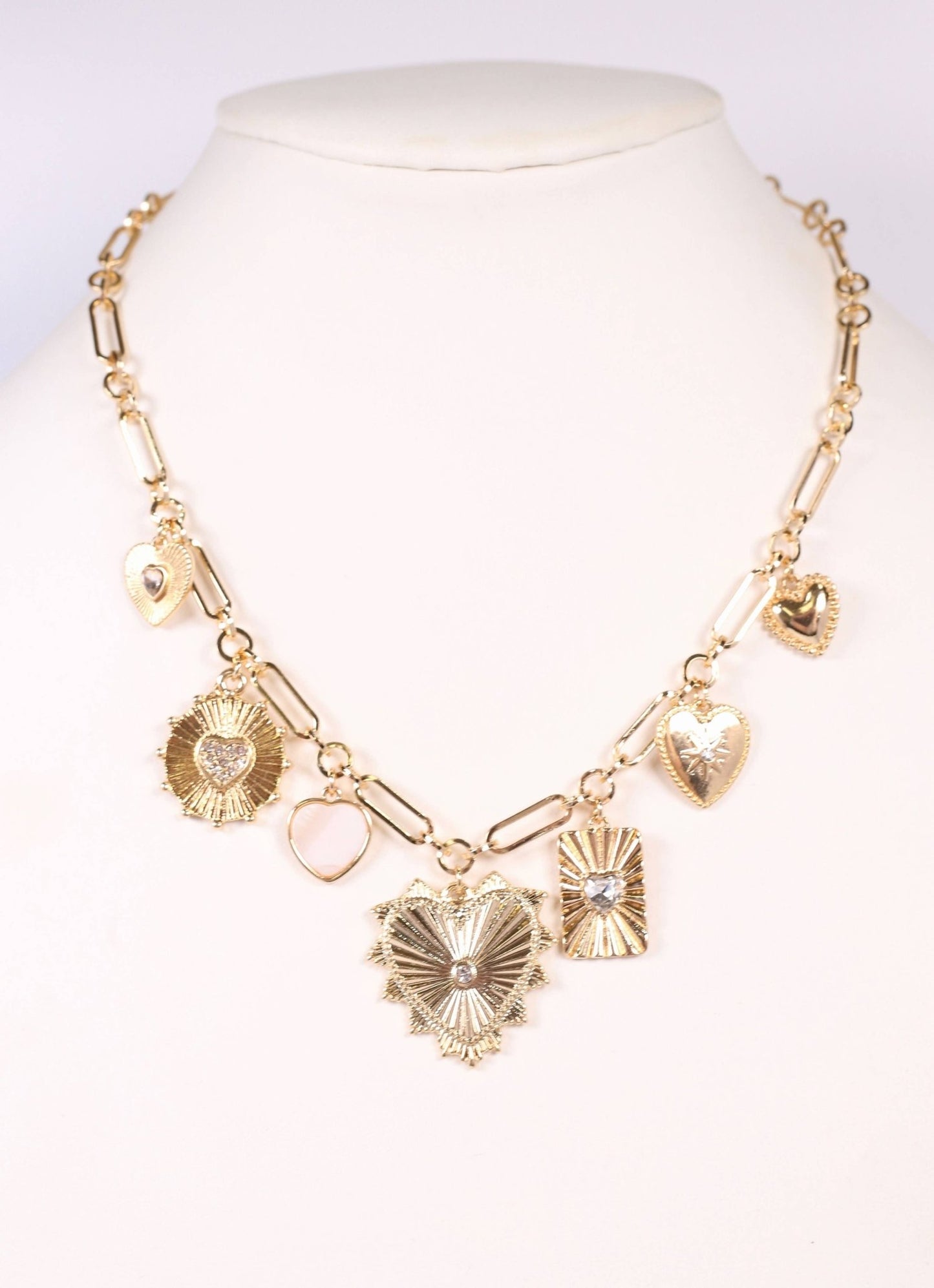 Nobles Charm Necklace GOLD - Bria Blair Creative