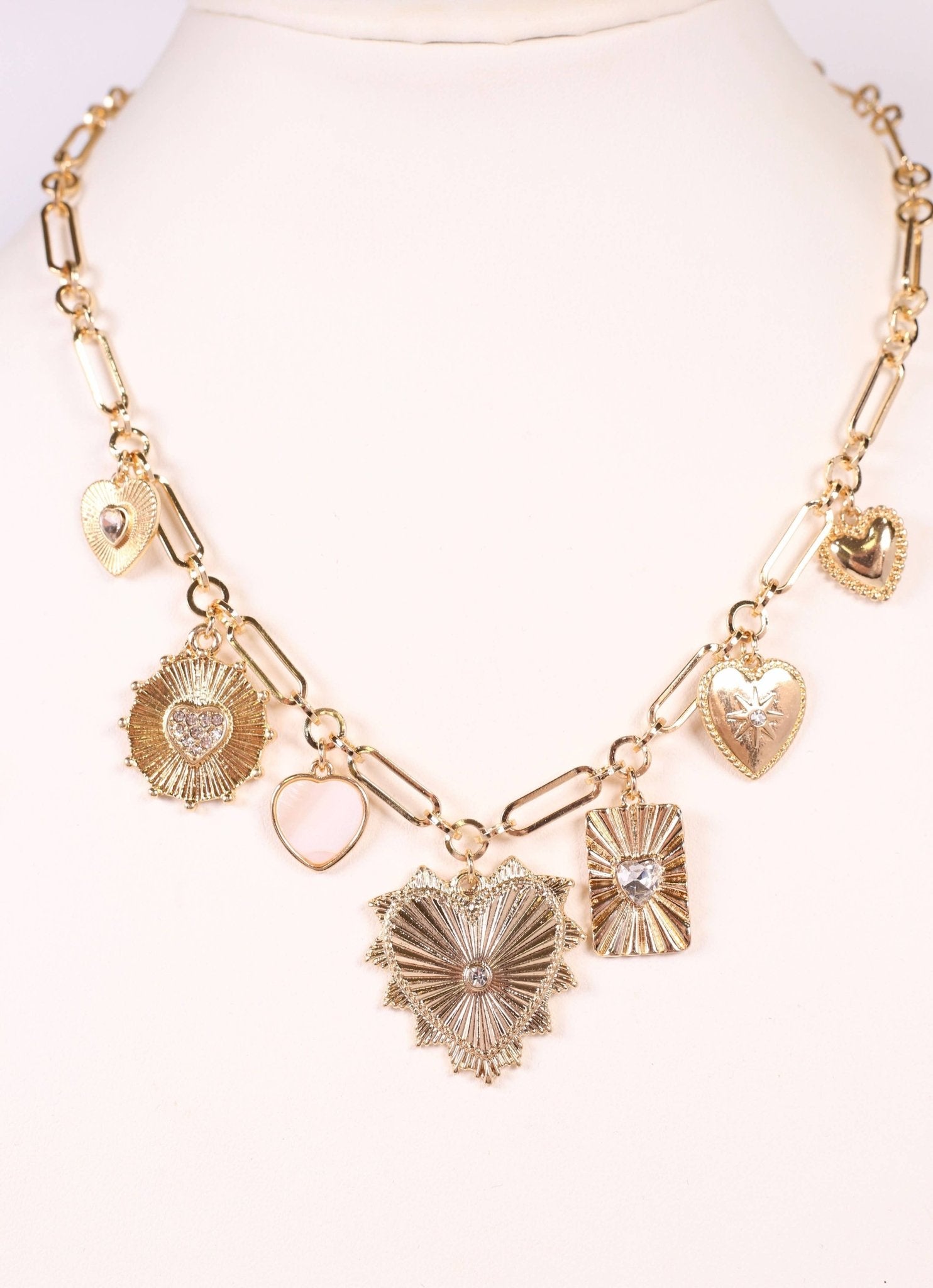 Nobles Charm Necklace GOLD - Bria Blair Creative