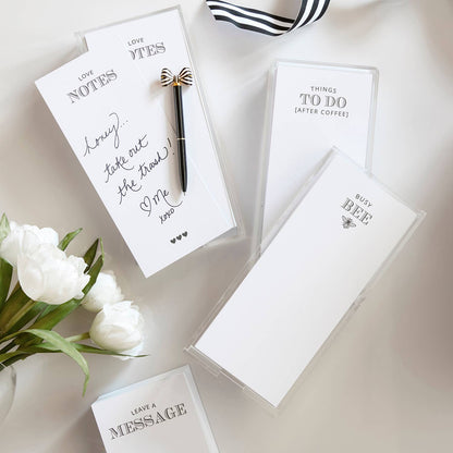 Notepaper in Acrylic Tray - Things To Do (After Coffee) - Bria Blair Creative