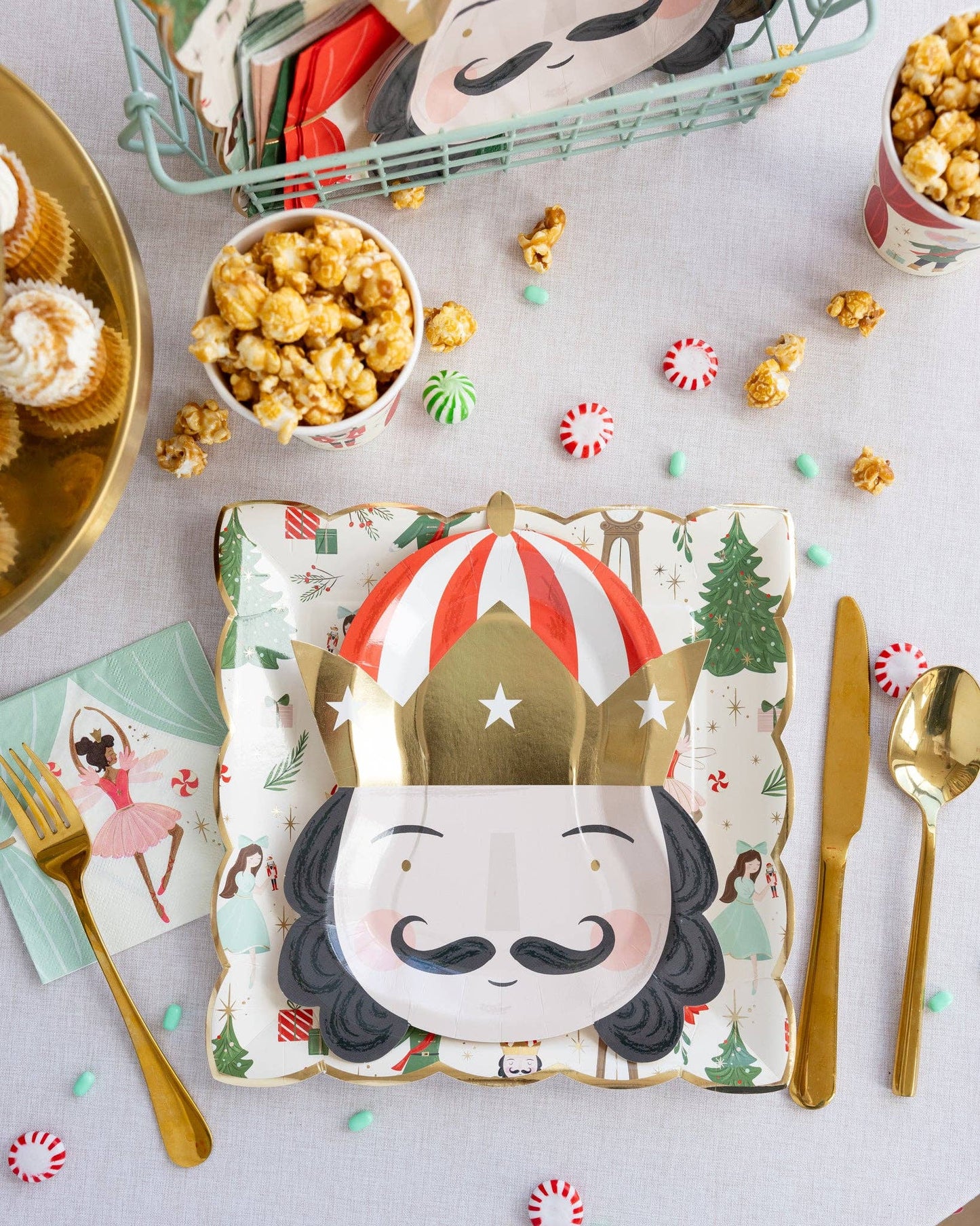 NUT1142 - Nutcracker Shaped Head 10" Plate - Bria Blair Creative