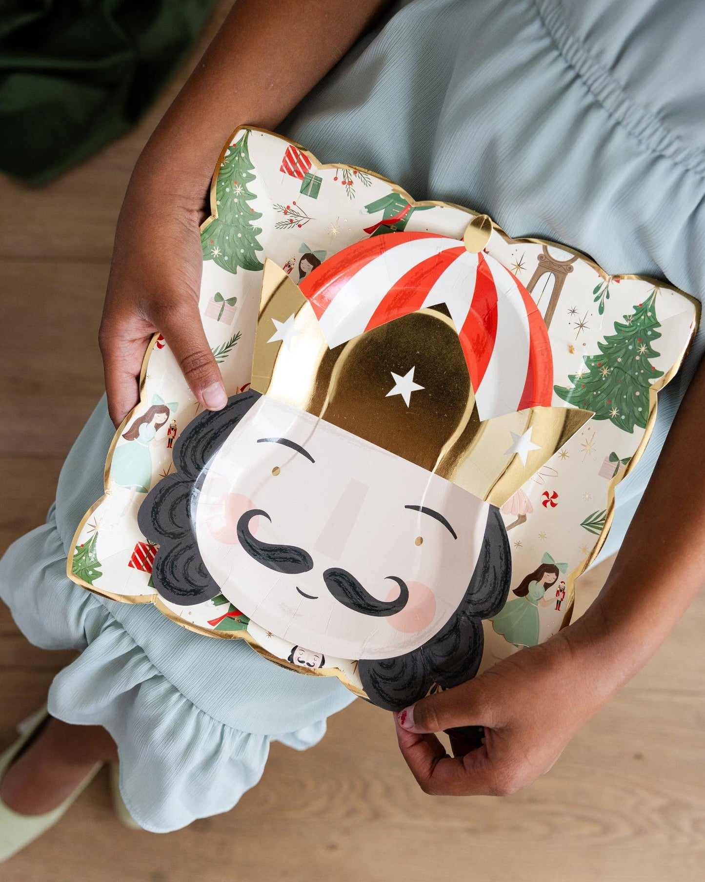 NUT1142 - Nutcracker Shaped Head 10" Plate - Bria Blair Creative