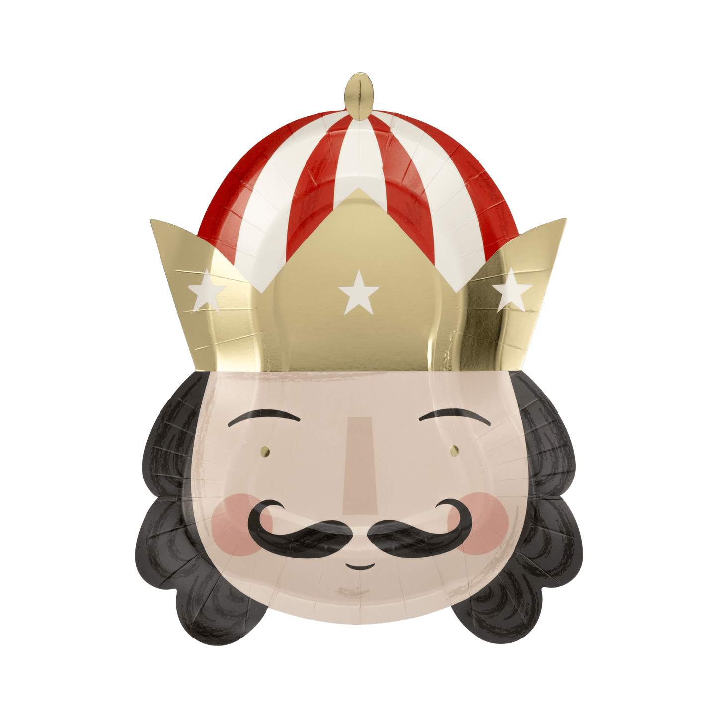 NUT1142 - Nutcracker Shaped Head 10" Plate - Bria Blair Creative