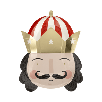NUT1142 - Nutcracker Shaped Head 10" Plate - Bria Blair Creative