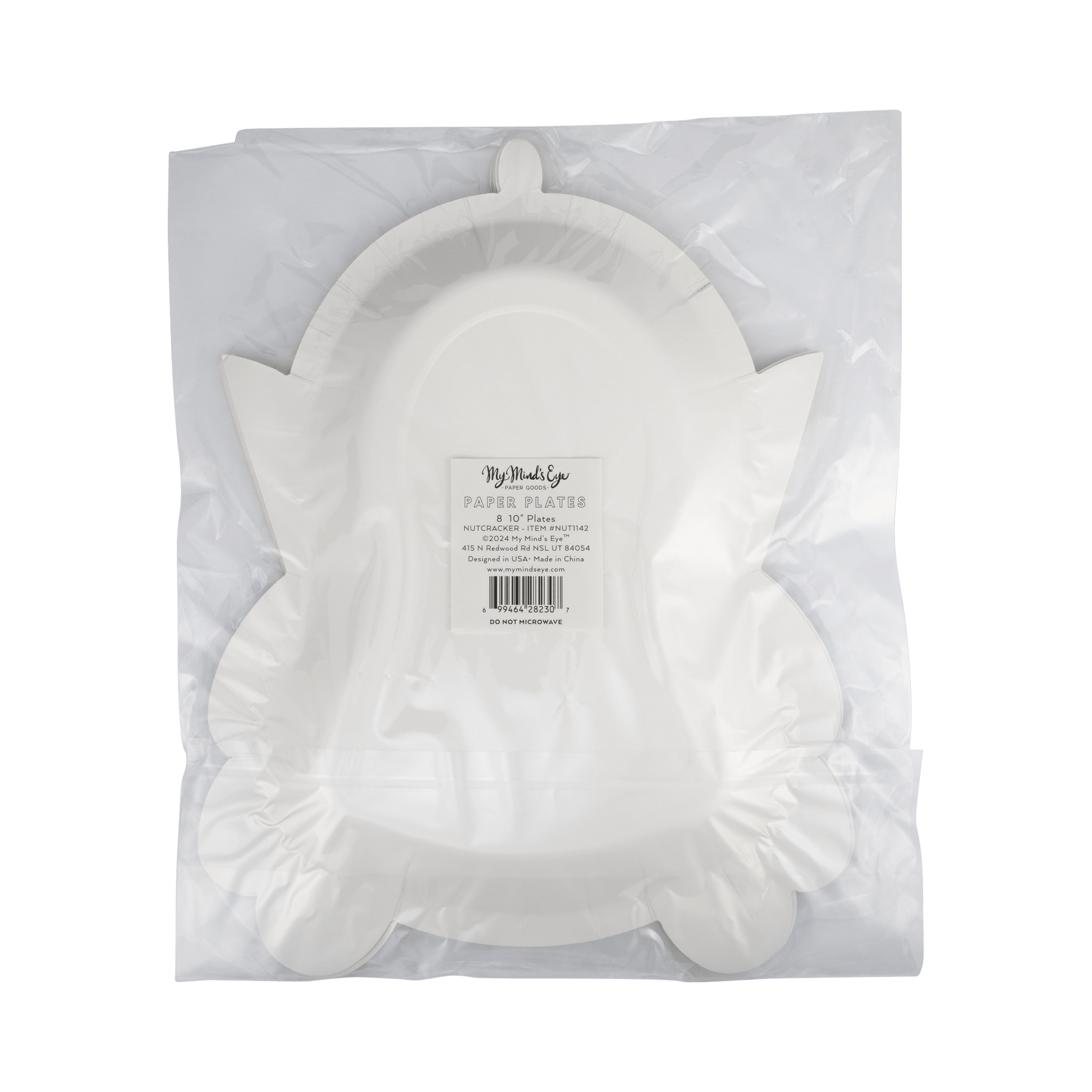 NUT1142 - Nutcracker Shaped Head 10" Plate - Bria Blair Creative