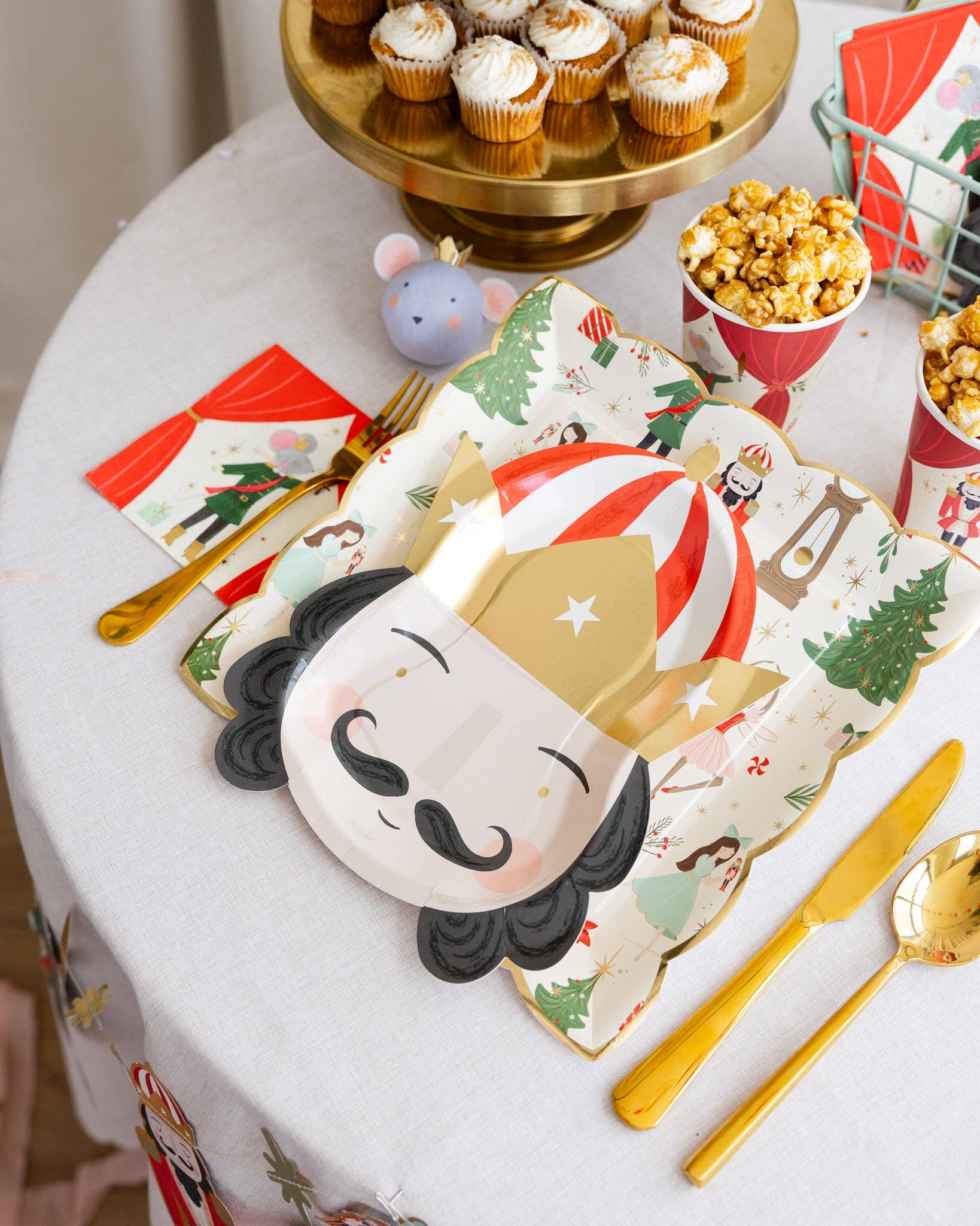 NUT1142 - Nutcracker Shaped Head 10" Plate - Bria Blair Creative