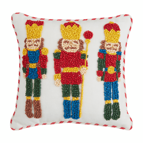 Nutcracker Mini Beaded Pillow - Bria Blair Creative