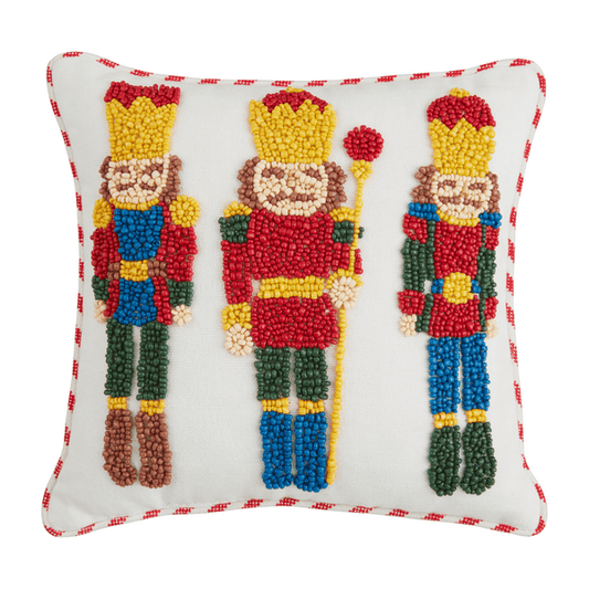 Nutcracker Mini Beaded Pillow - Bria Blair Creative