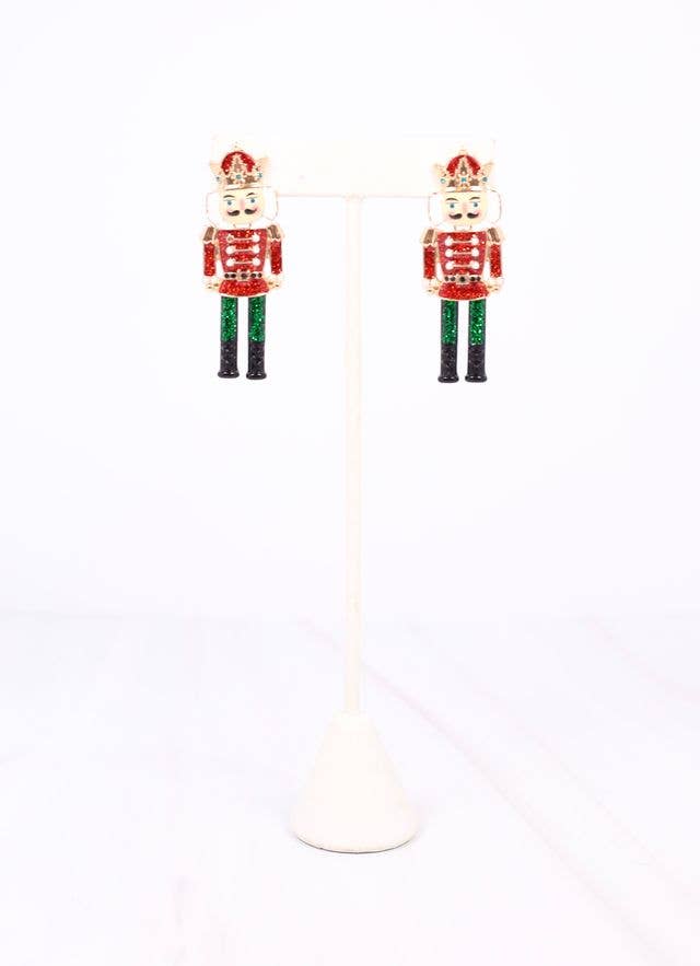Nutcracker Waltz Earring RED - Bria Blair Creative