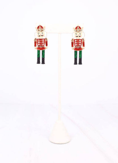 Nutcracker Waltz Earring RED - Bria Blair Creative