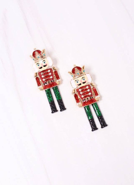 Nutcracker Waltz Earring RED - Bria Blair Creative