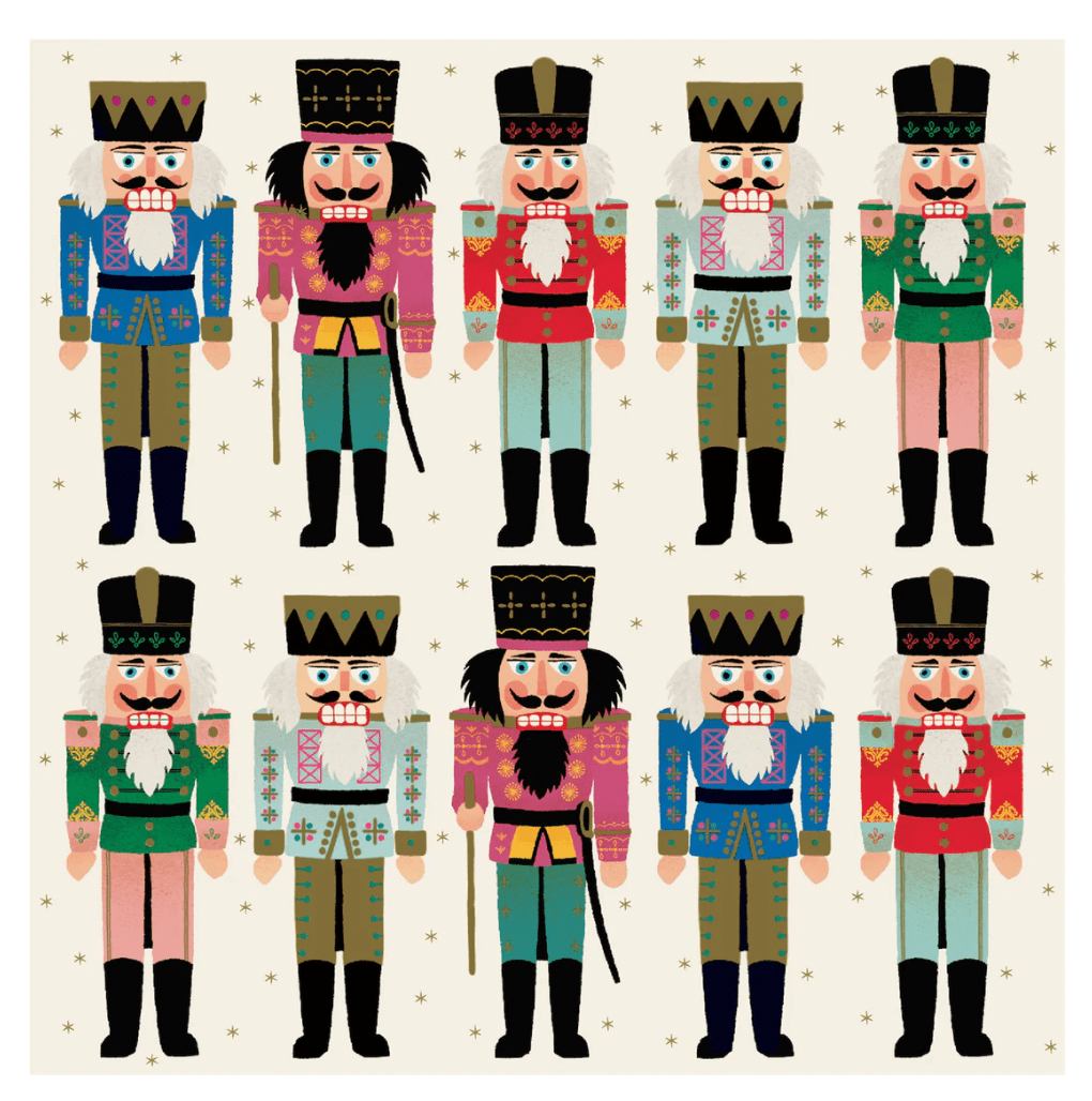 Nutcrackers Cocktail Napkins Regular price - Bria Blair Creative