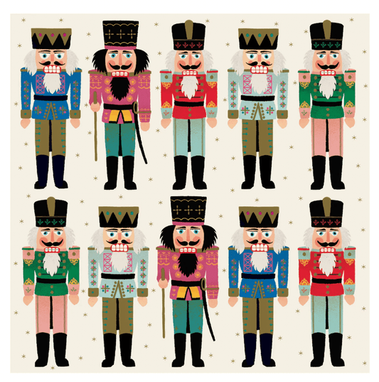 Nutcrackers Cocktail Napkins Regular price - Bria Blair Creative