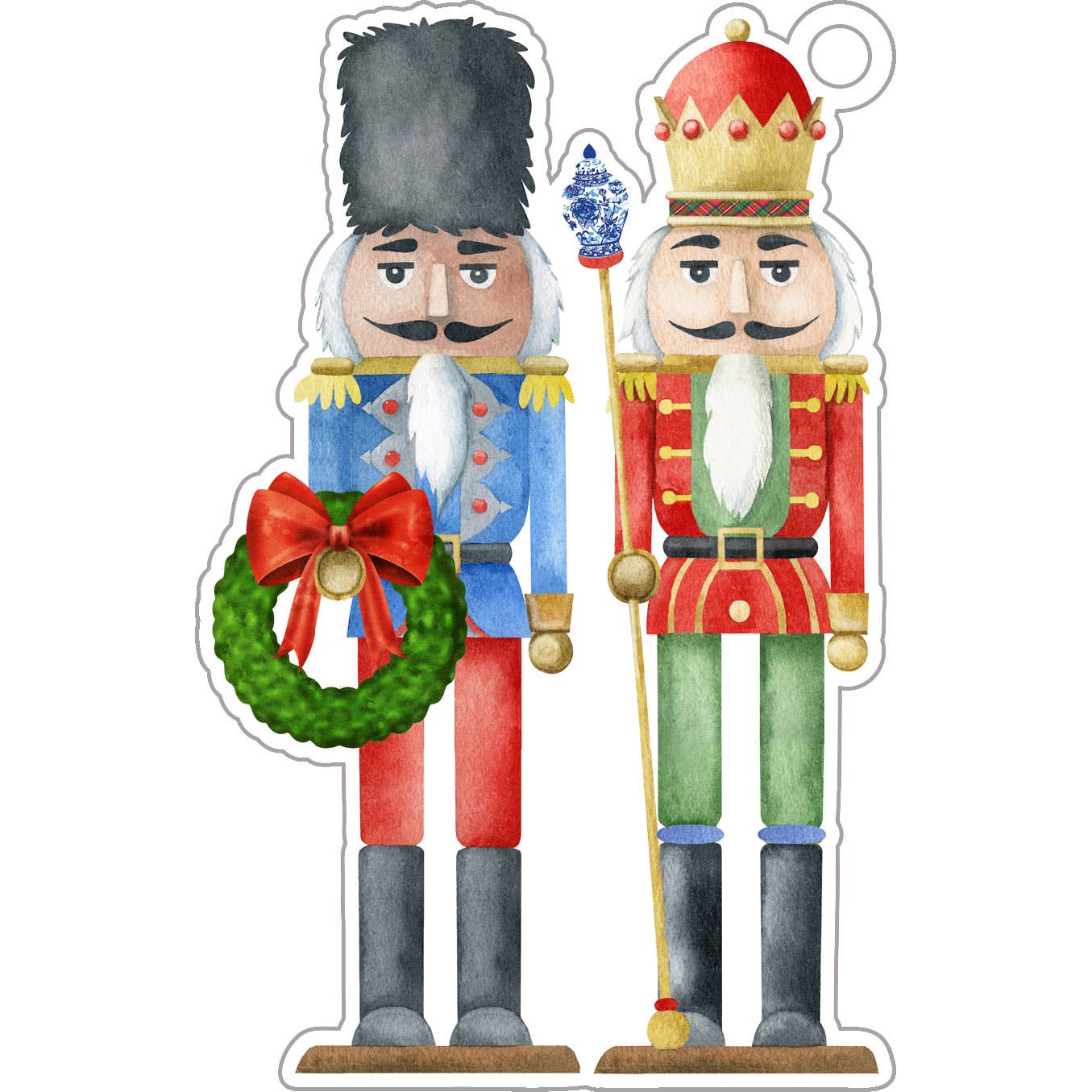 Nutcrackers Die - cut Gift Tags - Bria Blair Creative
