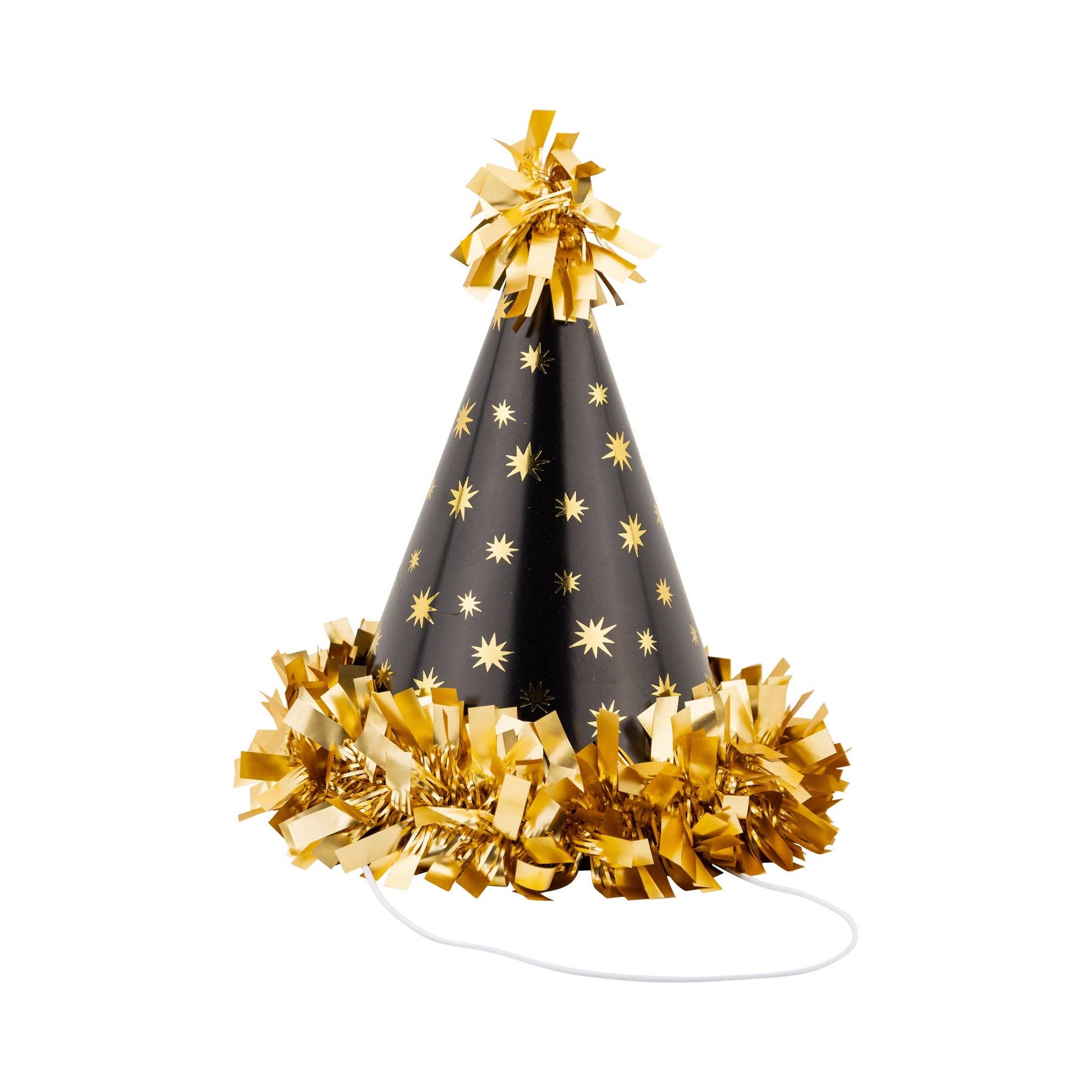 NYE1208 - Black and Gold Party Hats - Bria Blair Creative