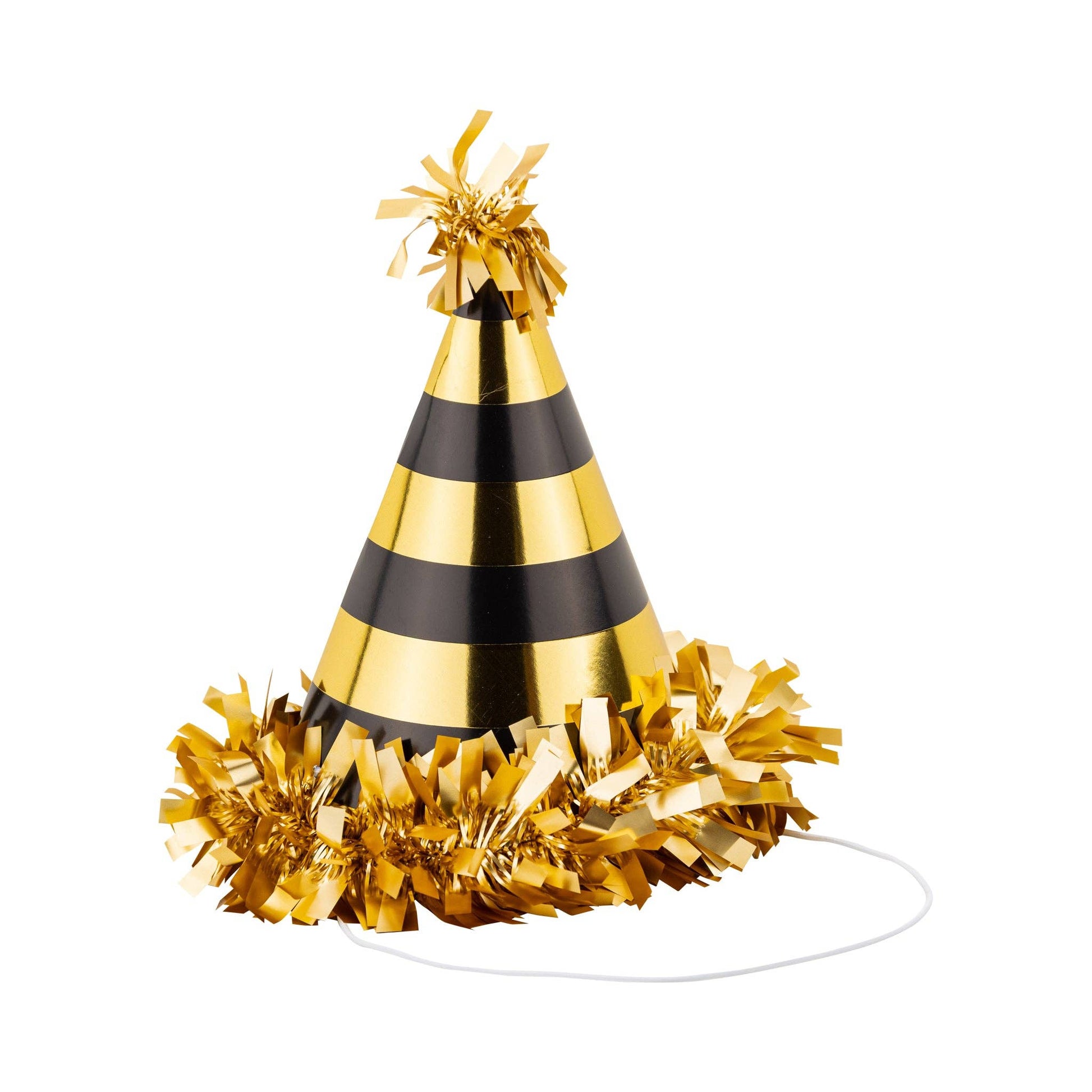 NYE1208 - Black and Gold Party Hats - Bria Blair Creative