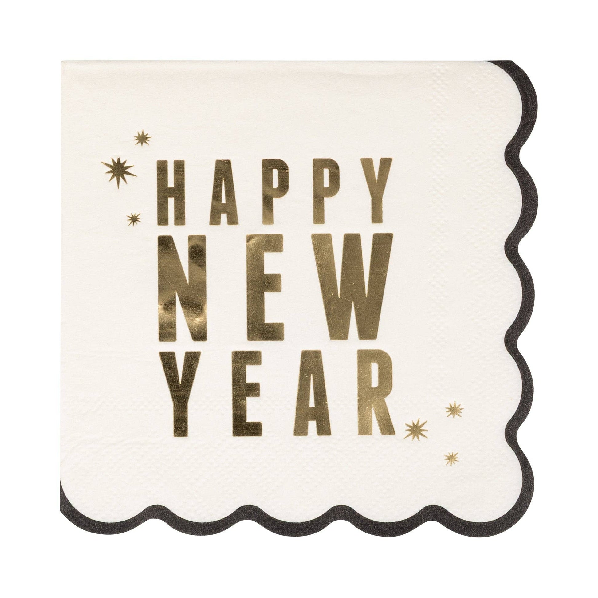 NYE1239 - Happy New Year Cocktail Napkin - Bria Blair Creative