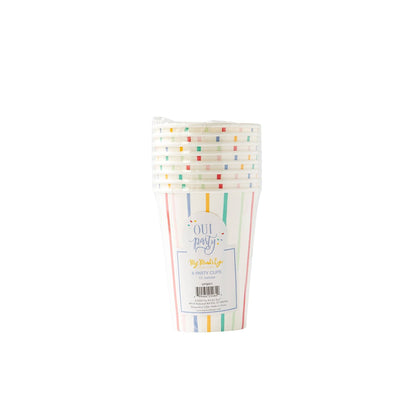 OPB811 - Oui Party Birthday Paper Party Cups - Bria Blair Creative