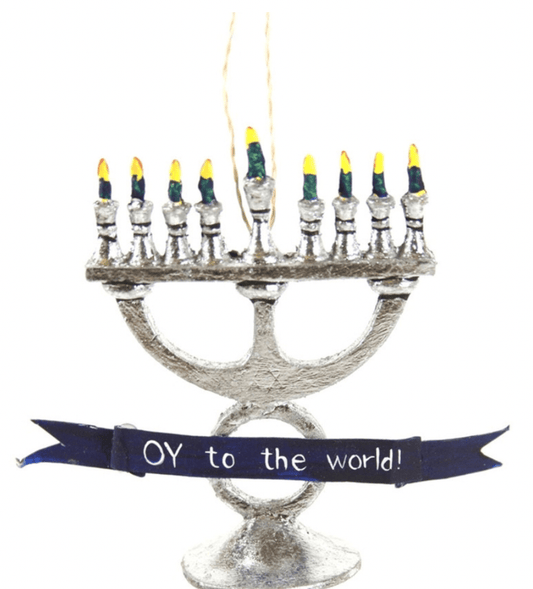 Oy To The World Ornament - Bria Blair Creative