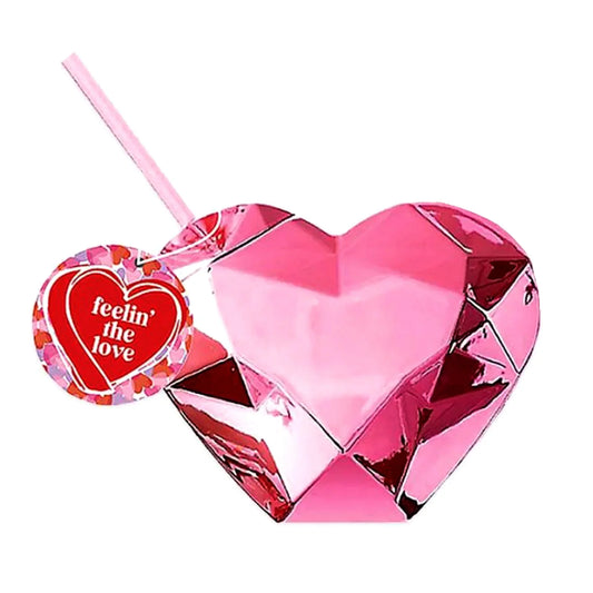 Pink Disco Heart Tumbler