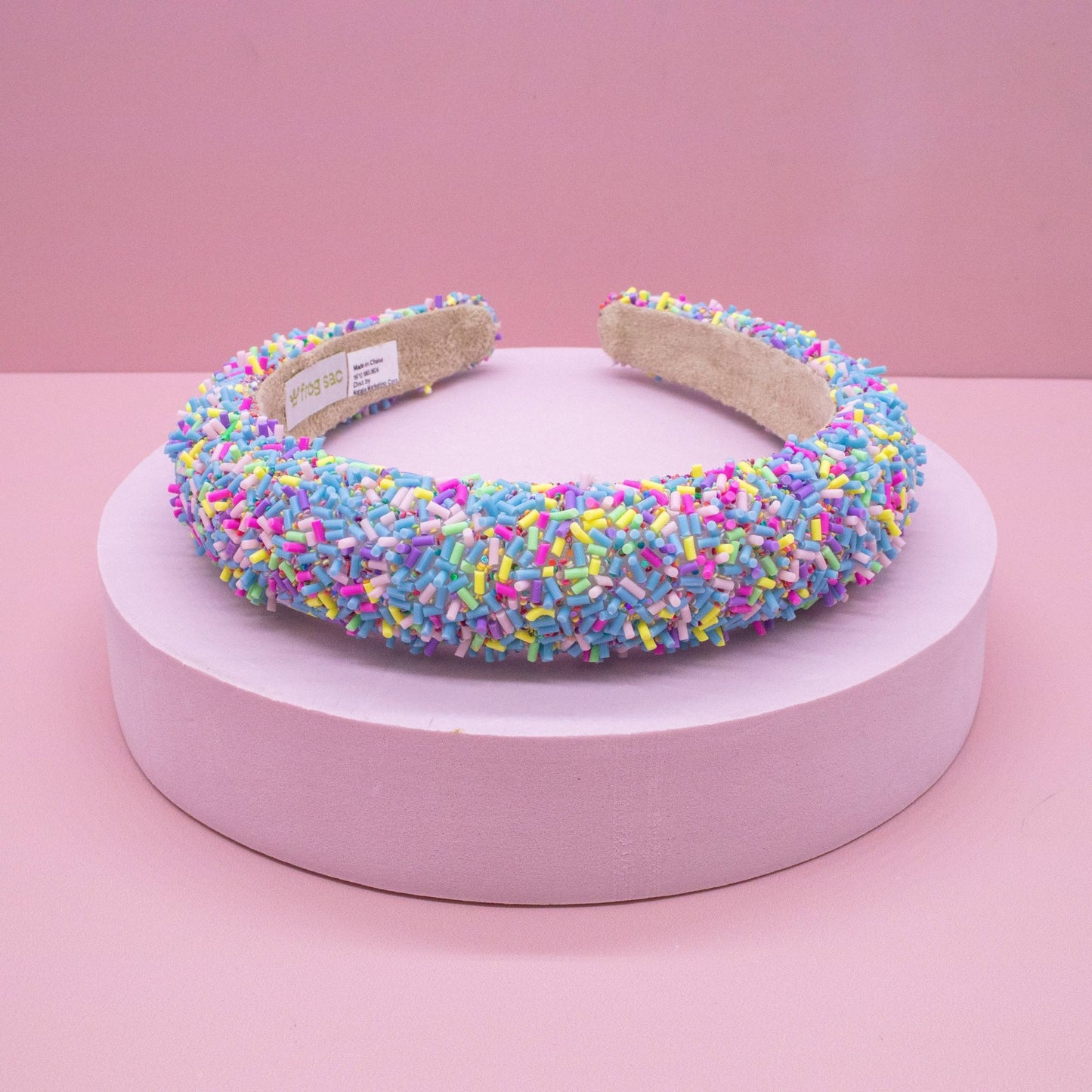 Padded Sprinkles Headband: Hot Pink - Bria Blair Creative