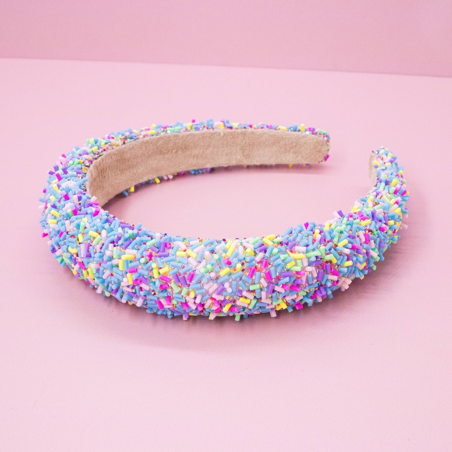 Padded Sprinkles Headband: Light Blue - Bria Blair Creative
