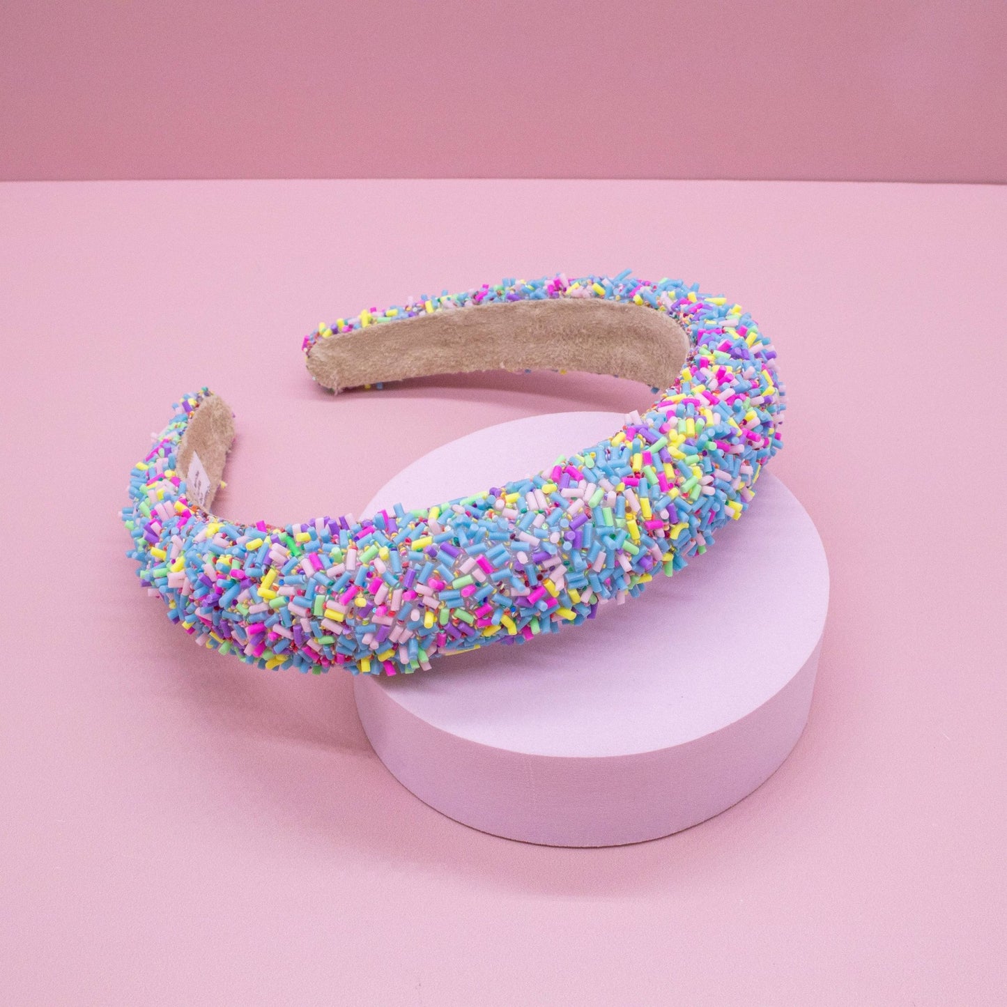 Padded Sprinkles Headband: Light Blue - Bria Blair Creative
