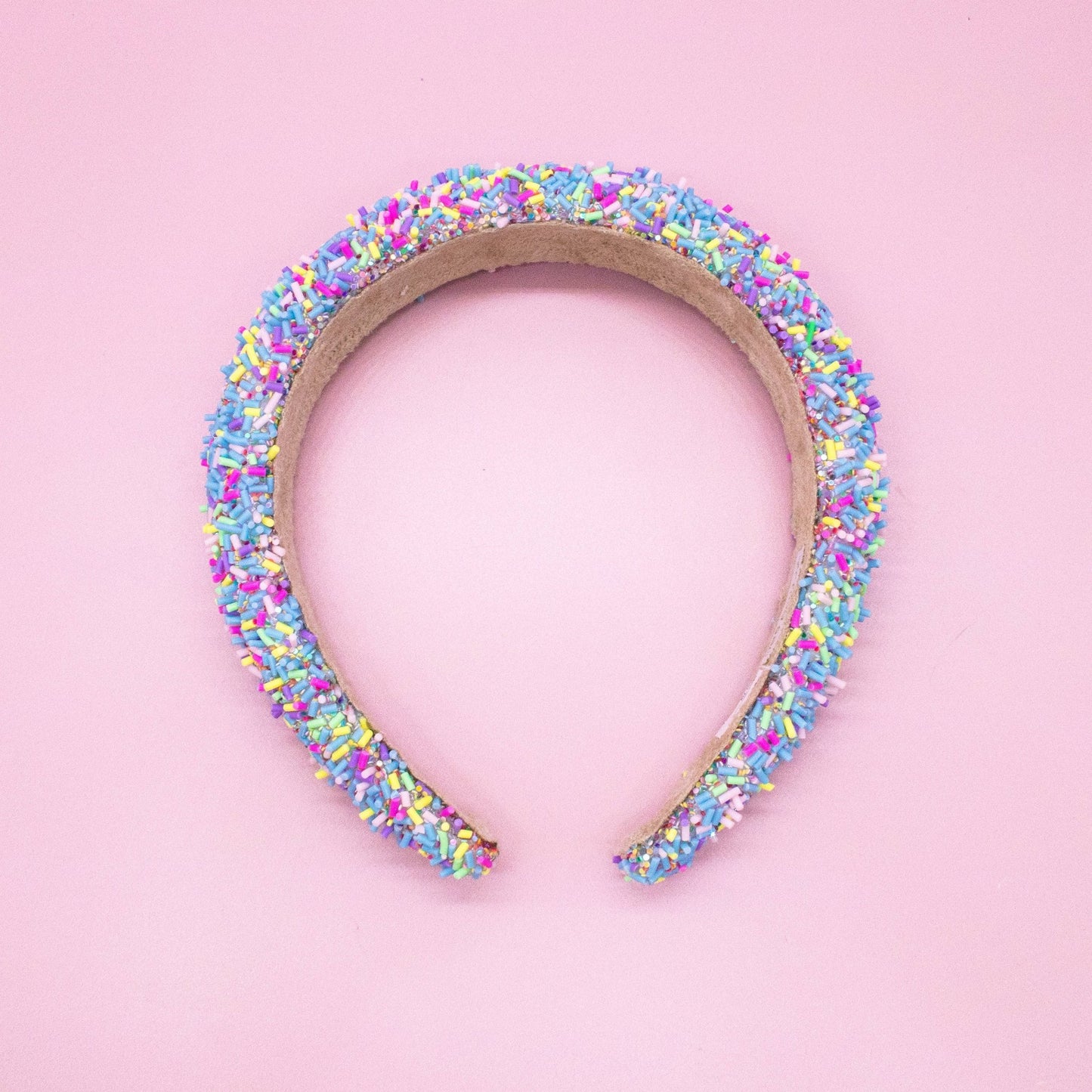 Padded Sprinkles Headband: Light Blue - Bria Blair Creative