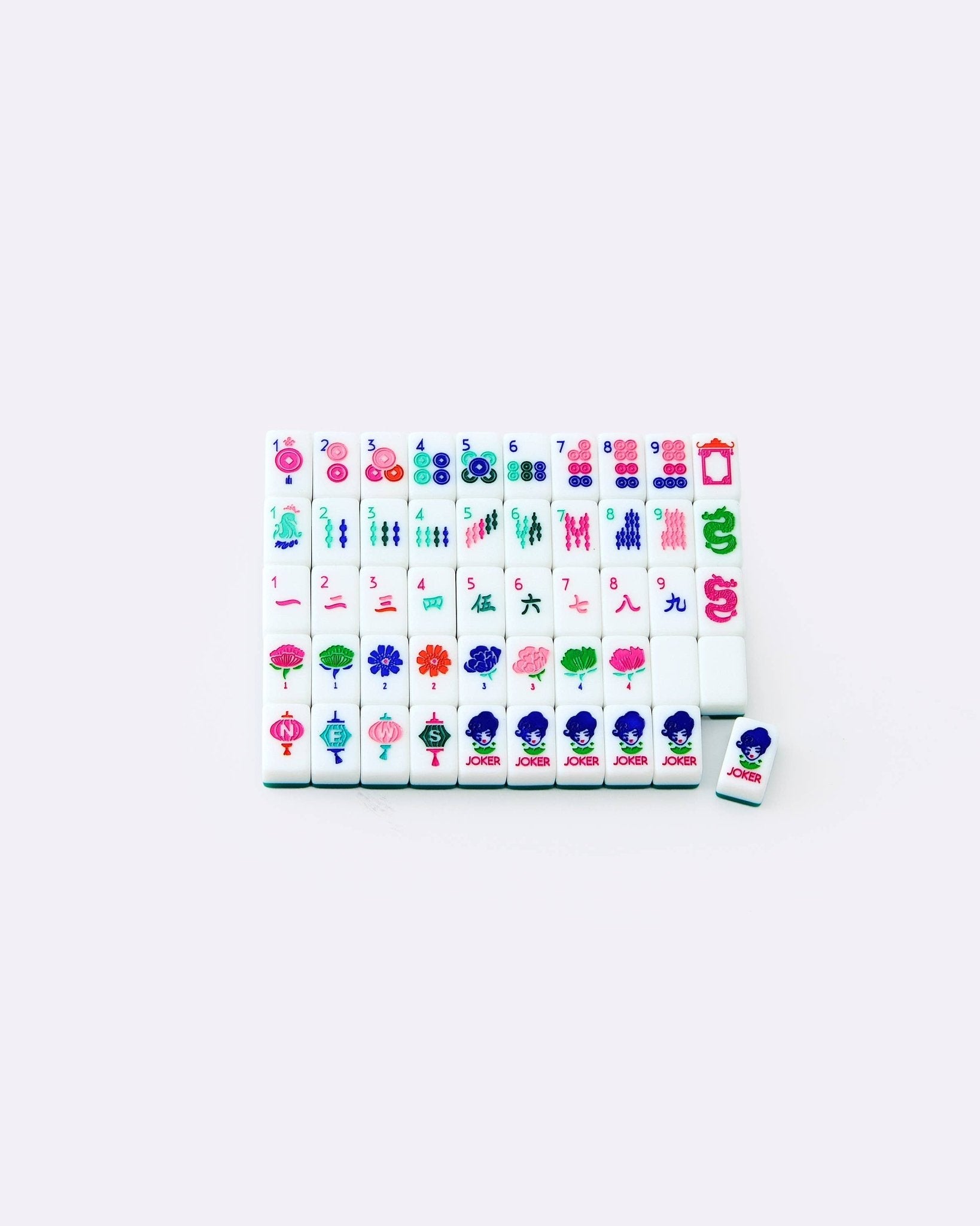 Palm Beach Green Mahjong Travel Set - Bria Blair Creative