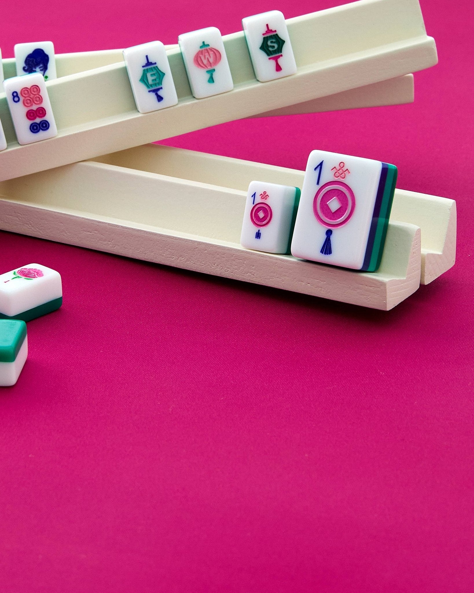Palm Beach Green Mahjong Travel Set - Bria Blair Creative