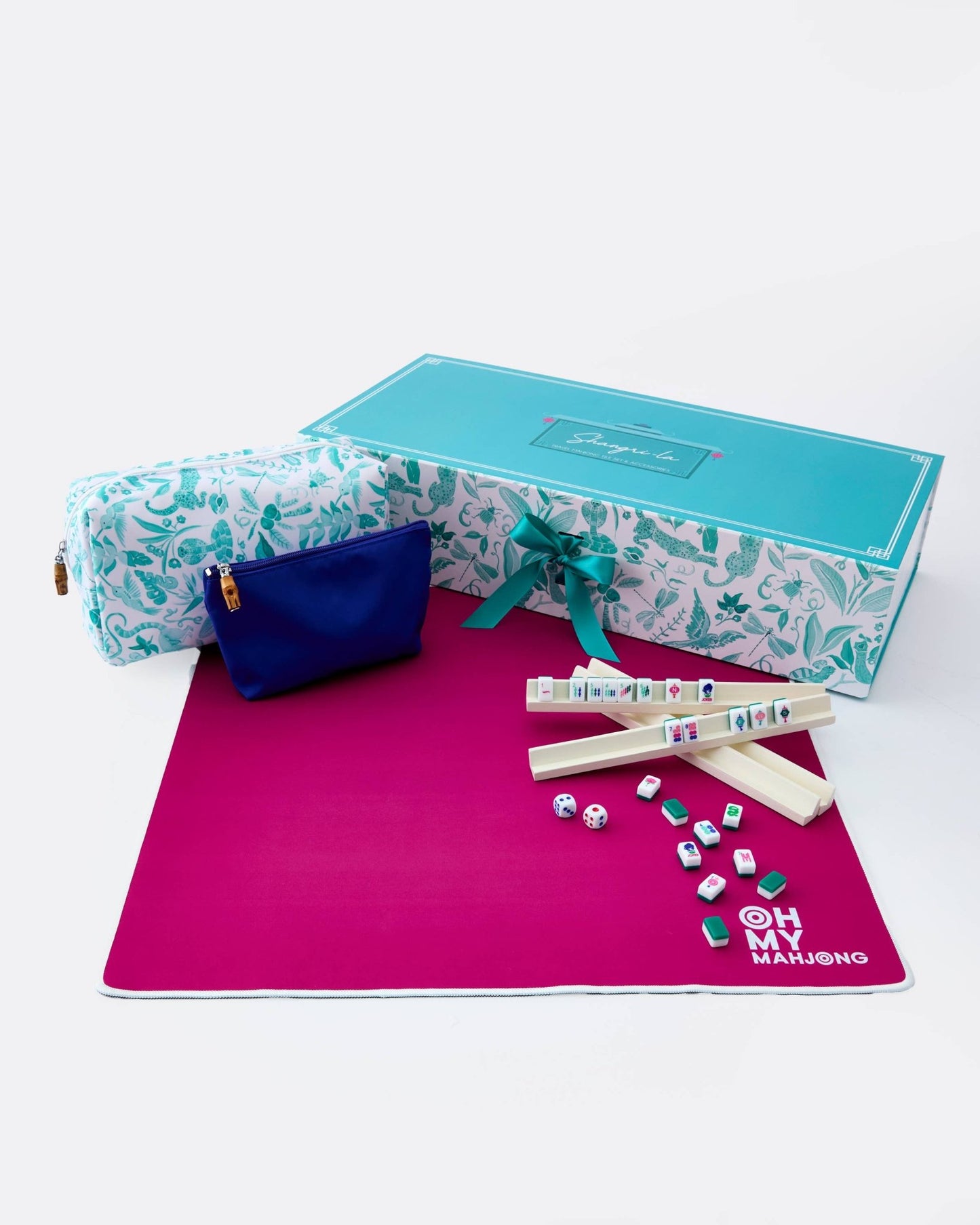 Palm Beach Green Mahjong Travel Set - Bria Blair Creative