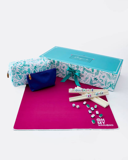 Palm Beach Green Mahjong Travel Set - Bria Blair Creative