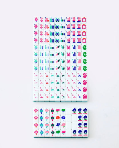 Palm Beach Green Mahjong Travel Set - Bria Blair Creative