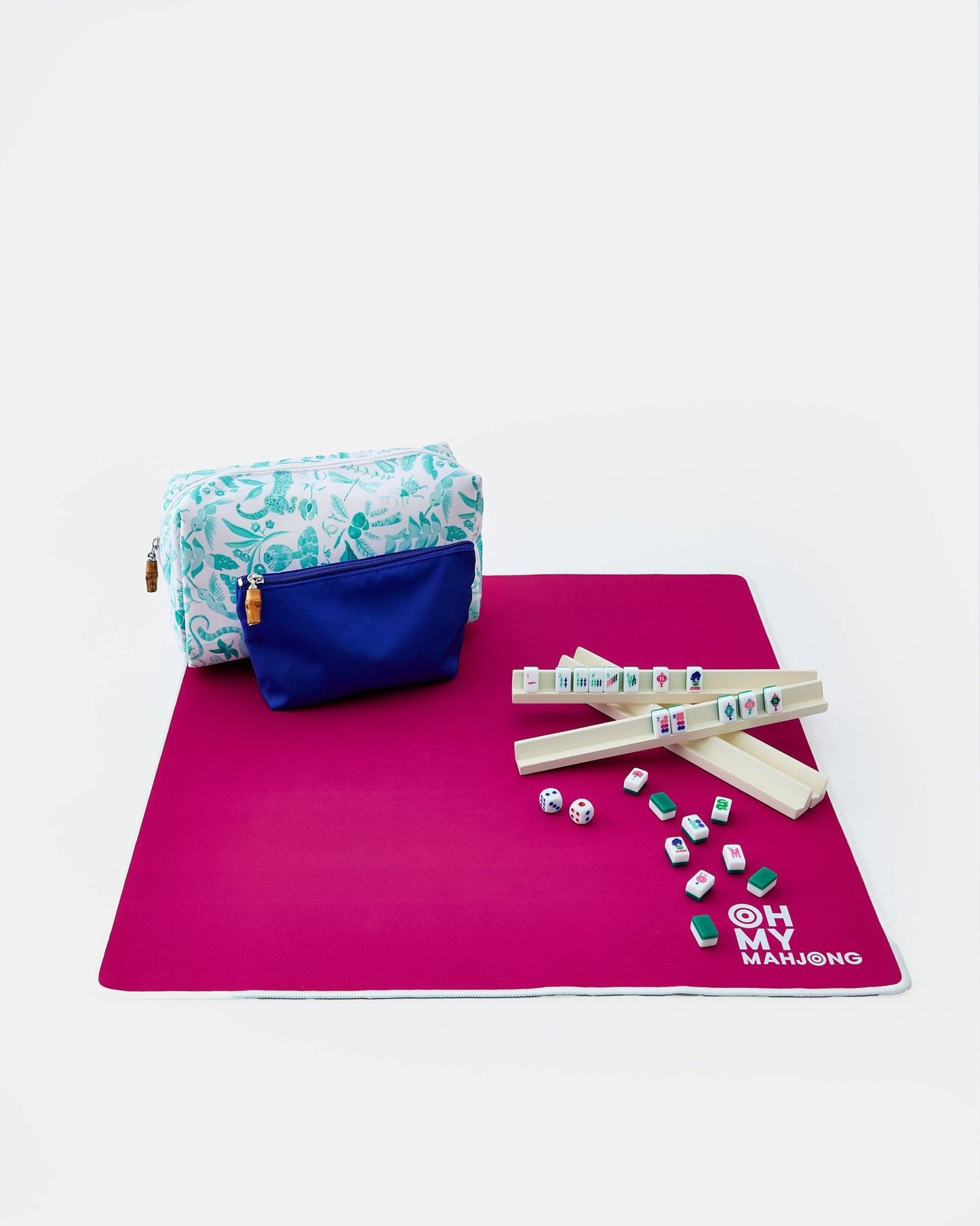 Palm Beach Green Mahjong Travel Set - Bria Blair Creative