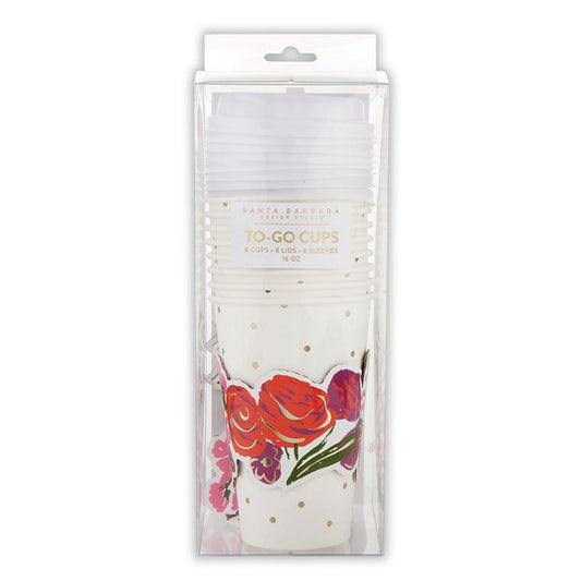 Paper To - Go Cup Sets - Moroccan Flower - Bria Blair Creative