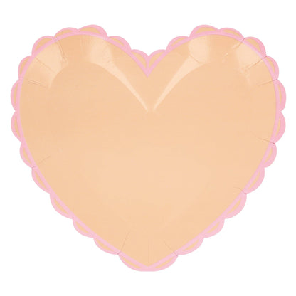 Pastel Heart Large Plates - Bria Blair Creative