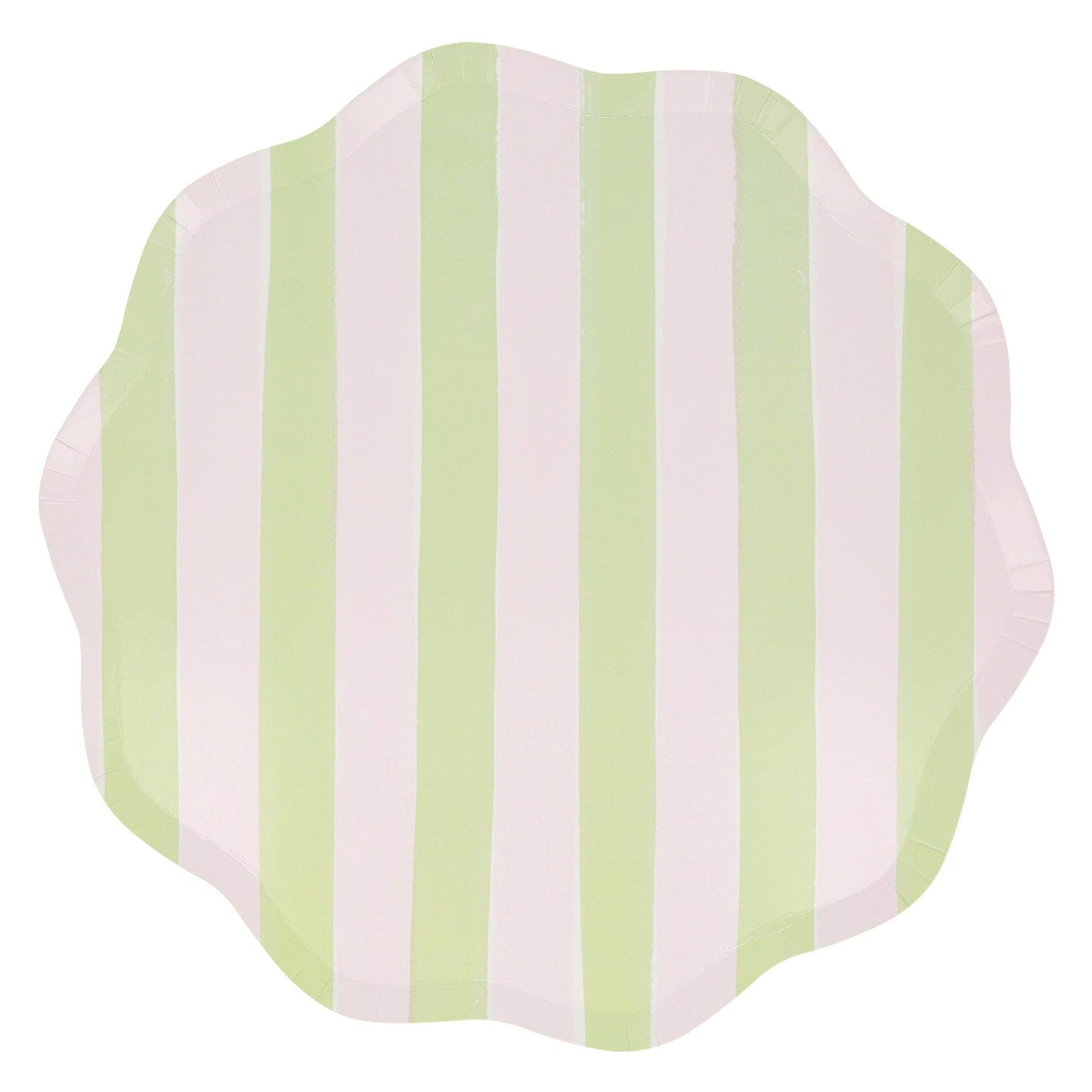 Pastel Stripe Dinner Plates - Bria Blair Creative