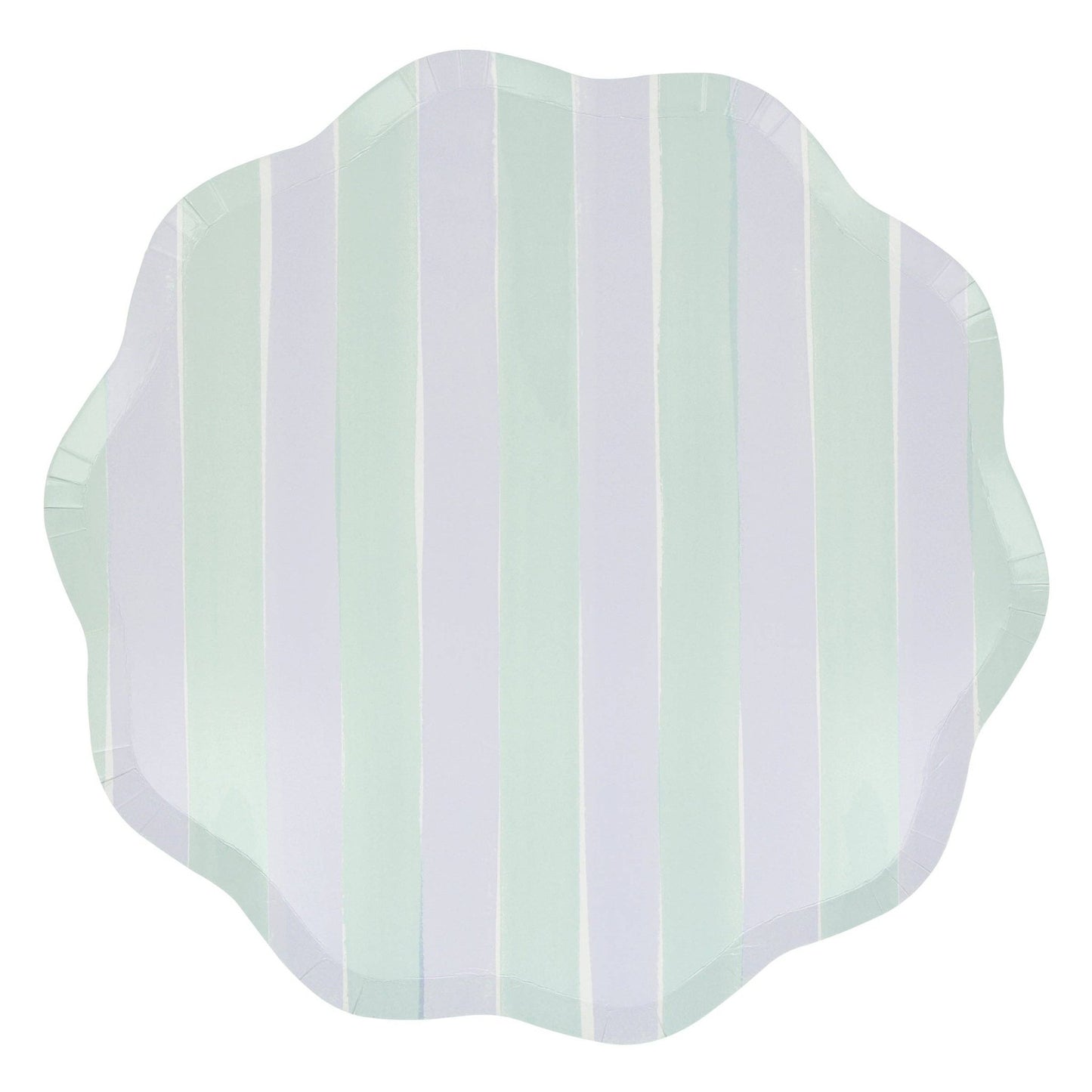 Pastel Stripe Dinner Plates - Bria Blair Creative