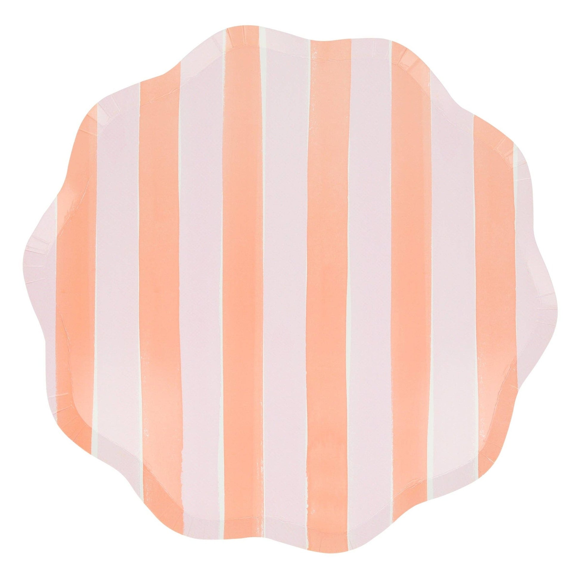 Pastel Stripe Dinner Plates - Bria Blair Creative