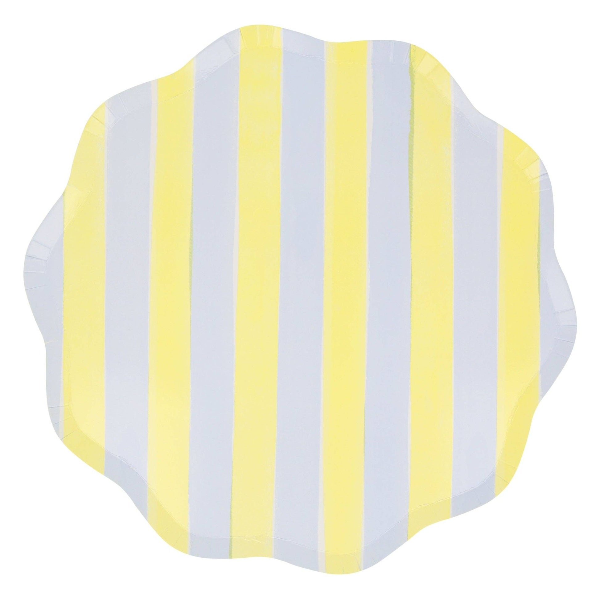 Pastel Stripe Dinner Plates - Bria Blair Creative