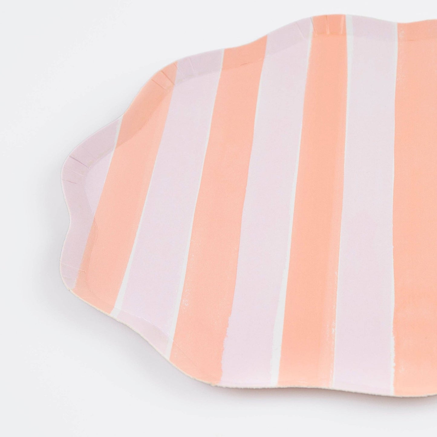 Pastel Stripe Dinner Plates - Bria Blair Creative