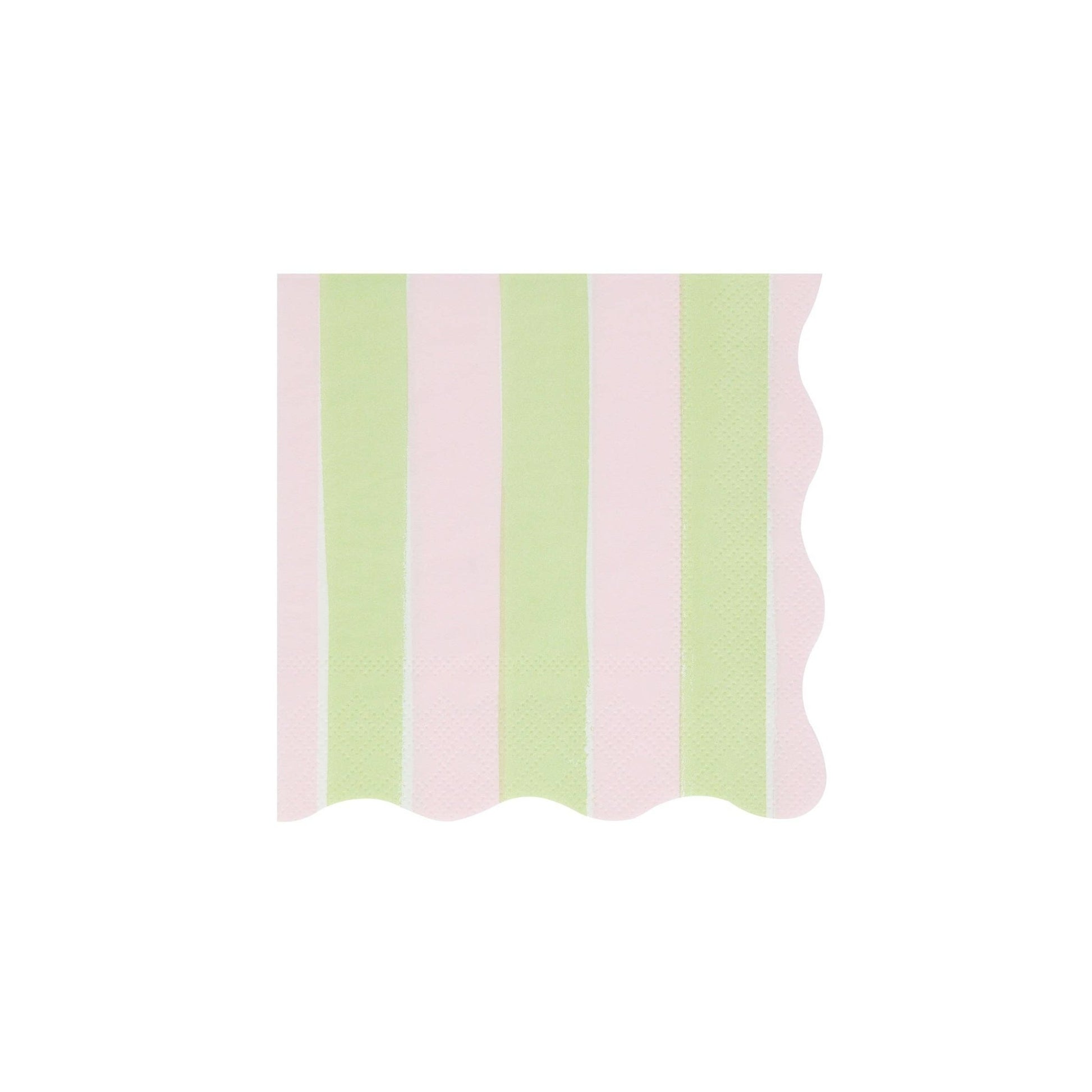 Pastel Stripe Small Napkins - Bria Blair Creative