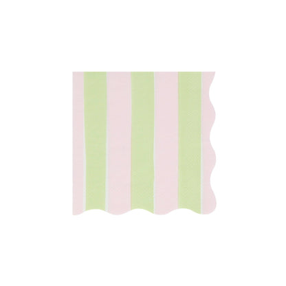 Pastel Stripe Small Napkins - Bria Blair Creative