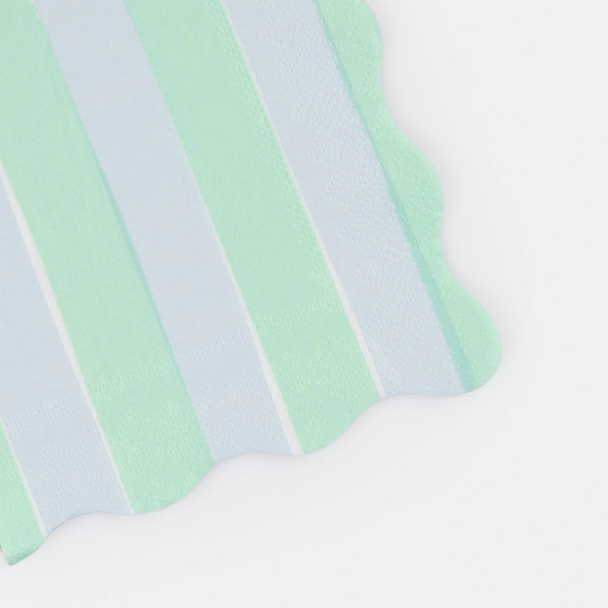 Pastel Stripe Small Napkins - Bria Blair Creative