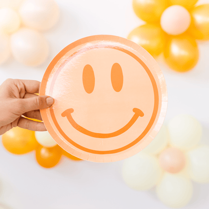 Peace & Love Smile Dessert Plates - 8 Pk. - Bria Blair Creative