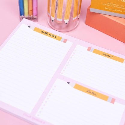 Pencil To - Do Desk Notepad - Bria Blair Creative