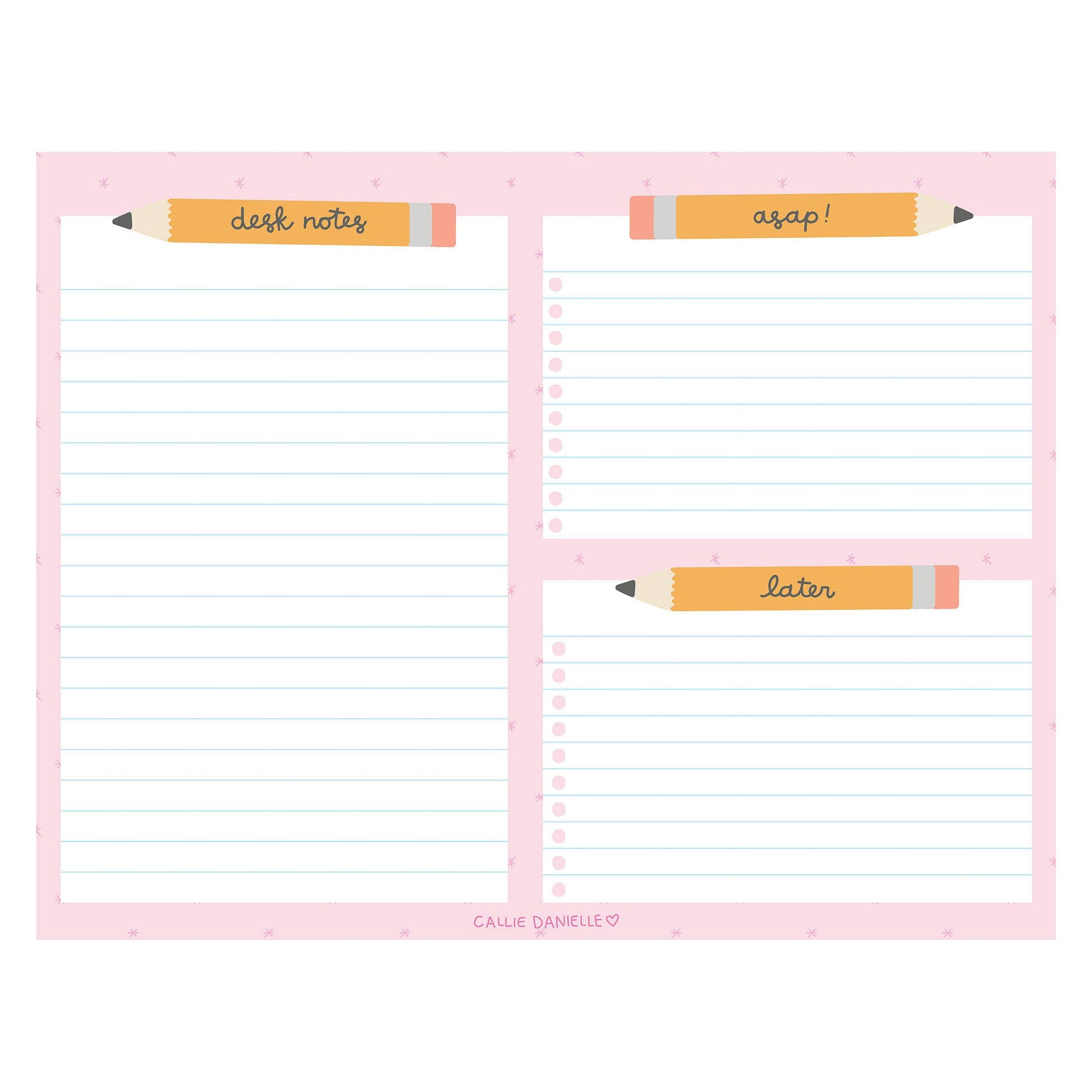 Pencil To - Do Desk Notepad - Bria Blair Creative